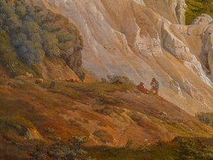 The Cliffs of Møns Klint by Louis Gurlitt