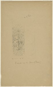 McVickers Theater, Chicago, Illinois, Sketch by Louis H. Sullivan