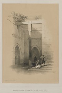 Egypt and Nubia, Volume III: The Nileometer. Island of Rhoda by Louis Haghe