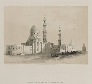Egypt and Nubia, Volume III: Tombs of the Caliphs-Cairo. Mosque of Ayed Bey by Louis Haghe