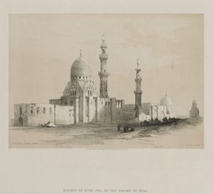 Egypt and Nubia, Volume III: Tombs of the Caliphs-Cairo. Mosque of Ayed Bey, 1849 by Louis Haghe