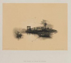 Egypt and Nubia, Volume II: Island of Philae, on the Nile, Nubia by Louis Haghe