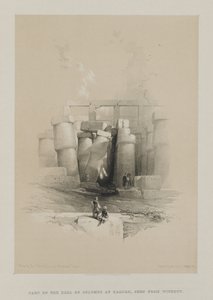 Part of the Hall of Columns at Karnak, Thebes