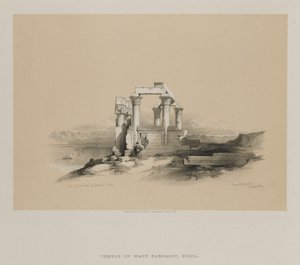 Egypt and Nubia, Volume II: Ruins of the Temple of Kardeseh, Nubia, 1848