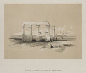 Egypt and Nubia, Volume II: Ruins of the Temple of Madamoud, at Thebes, 1847