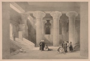 Egypt and Nubia: Volume I - No. 24, Temple at Esneh by Louis Haghe