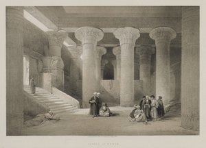 Egypt and Nubia, Volume I: Temple at Esneh by Louis Haghe