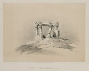 Egypt and Nubia, Volume I: Temple of Wady Kardassy in Nubia, 1846