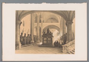 Tomb of Maximilian I in Innsbruck by Louis Haghe