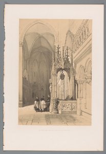 Well in the Cathedral of Regensburg by Louis Haghe