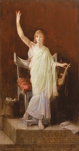 Sappho, 1888 by Louis Hector Leroux