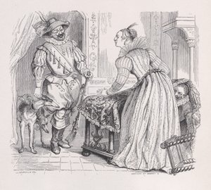 The Hunt from The Complete Works of Béranger, 1836 by Louis Henri Brevière, Cesar Auguste Hebert