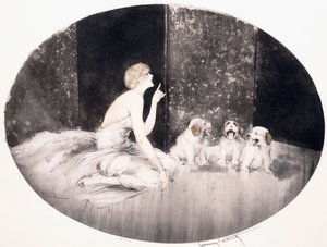 Singing Lesson by Louis Icart