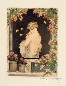 The Four Seasons: Summer, c.1928 (hand-coloured drypoint & aquatint)