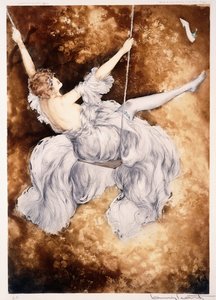 The Swing by Louis Icart