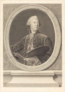 Louis Tocque by Louis Jacques Cathelin after Jean Marc Nattier