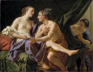 Mercury, Herse and Aglaurus by Louis Jean François Lagrenée