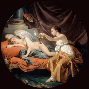 Psyche Surprising Sleeping Cupid