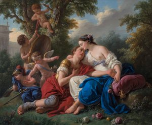 Renaud and Armide by Louis Jean François Lagrenée