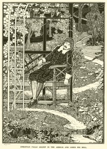 Christian Falls Asleep in the Arbour and Loses his Roll
