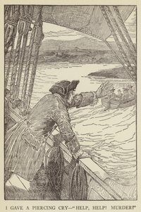 Illustration for Kidnapped by Robert Louis Stevenson by Louis John Rhead