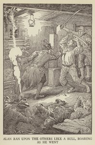 Illustration for Kidnapped by Robert Louis Stevenson by Louis John Rhead