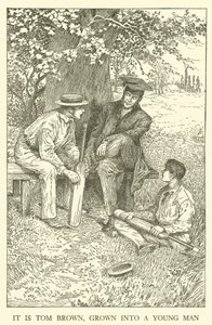 Illustration for Tom Brown’s School-Days by Louis John Rhead