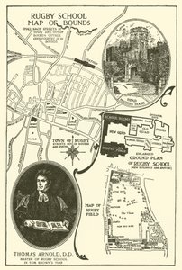 Illustration for Tom Brown’s School-Days by Louis John Rhead