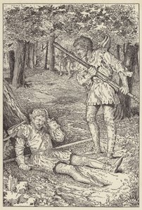 My Freedom Have I Won Through My Staff, and Not by Grace of Thee by Louis John Rhead