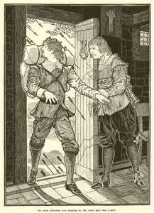 So when Christian was Stepping in, the other Gave him a Pull by Louis John Rhead
