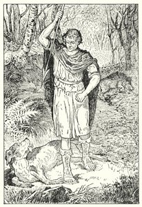 The Old Hound by Louis John Rhead