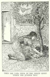 Then She Laid Them in the Green Grass Under the Juniper Tree