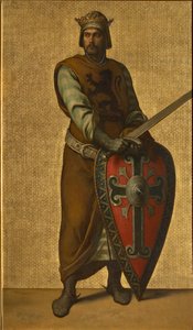 Robert II of Jerusalem by Louis Joseph Gallait