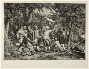 Mirabeau Arrives at the Elysian Fields by Louis Joseph Masquelier