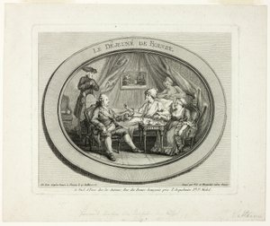 The Lunch at Ferney by Louis Joseph Masquelier
