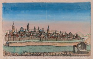 The Jerusalem Map, Capital City of Palestine under David and Solomon, 1770 by Louis Joseph Mondhare