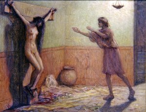 Crucified Woman by Louis Joseph Raphael Collin