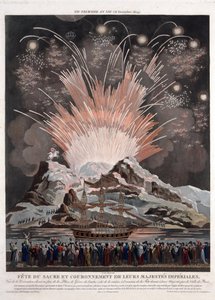 Festivities at the Coronation of Napoleon by Louis Le Coeur
