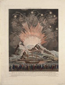 Festivities at the Coronation of Napoleon, 1806 by Louis Le Coeur