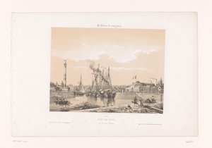 View of Caen from the Cours Caffarelli (Contemporary France) by Louis Le Breton