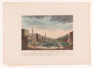 View of a Square in Cairo by Louis Lecoeur