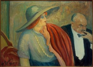 Couple in the Theater by Louis Legrand