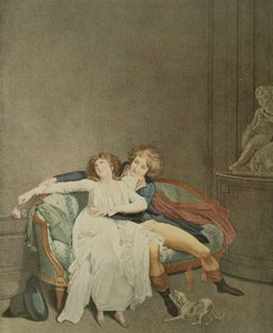The Dispute of the Rose (engraving by J. Eymar)