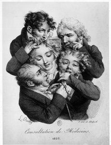 Consultation with physicians by Louis Leopold Boilly