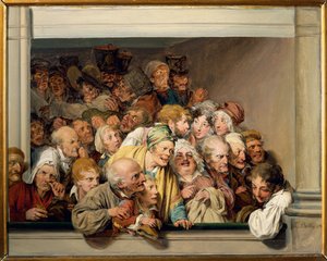 Versailles, Theatre Box on Free Performance Day by Louis Leopold Boilly