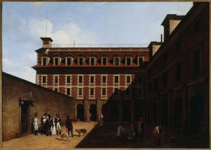 The Prison of the Madelonnettes, Rue des Fontaines, ca. 1810