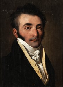 Portrait of a Man in a Yellow Vest by Louis Leopold Boilly
