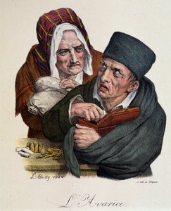 Seven Deadly Sins: Greed by Louis Leopold Boilly