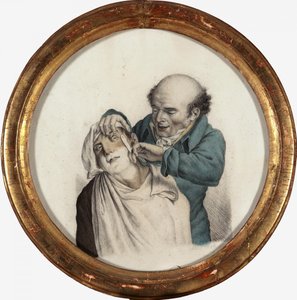 Skilful Barber by Louis Leopold Boilly