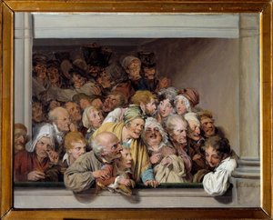 Theatre Box, the Day of the Free Performance by Louis Leopold Boilly